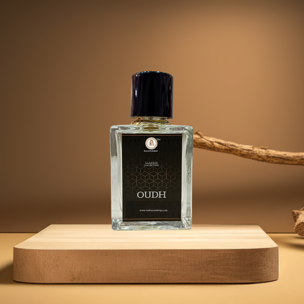 Oudh Perfume by Radharanikripa  | Deep & Majestic Fragrance | Long-Lasting Woody Aroma | 50ml Scent