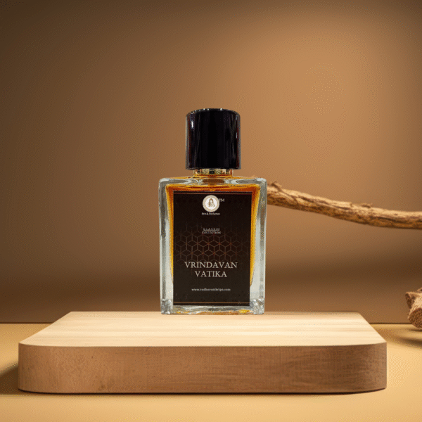Vrindavan Vatika Perfume by Radharanikripa  | Floral Fruity Musk Scent | Long Lasting Divine Aroma | 50ml