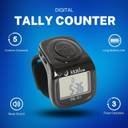 Face Me LED, Beep Sound, Time Clock & Reset Button - Premium Quality Counter & Tasbeeh Digital Tally Counter  (Multicolor Pack of 1) - Image 2
