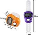 FIRSTLIKE Finger Counter for Pooja Meditation Finger Ring Digital Electronic, Mantra Jaap Digital Tally Counter  (Multicolor Pack of 5) - Image 4