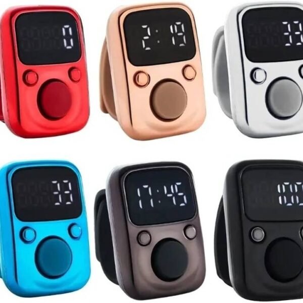 Face Me Prayer Counter Luminous Finger Electric Digital Display Digital Tally Counter  (Multicolor Pack of 1)