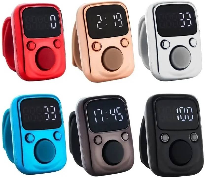 Face Me Prayer Counter Luminous Finger Electric Digital Display Digital Tally Counter  (Multicolor Pack of 1)