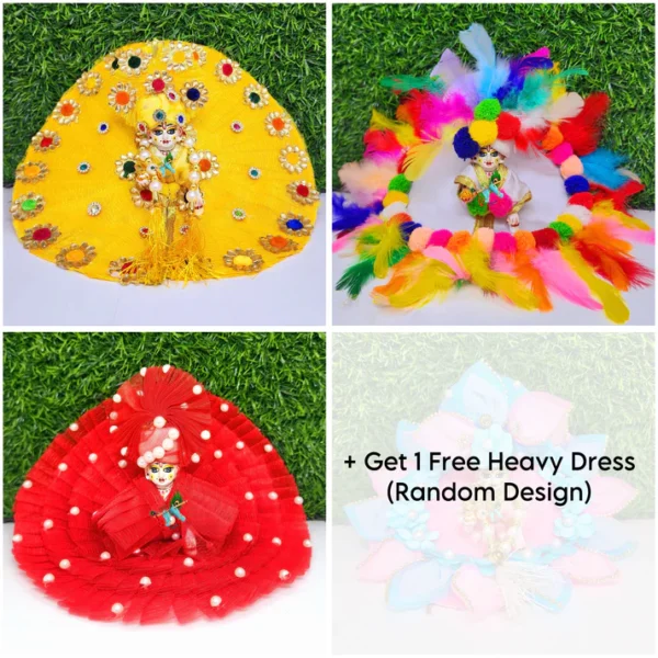 anmasthmi Special Exclusive combo of 3+1 Heavy Dress (Get 1 Free)