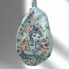 Little Kanha White Multi Print Bead Bag - Image 2