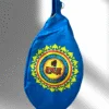 Shree Radha Blue Multi Print Bead Bag - Image 4