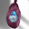 Shree Radha Purple Multi Print Bead Bag - Image 4