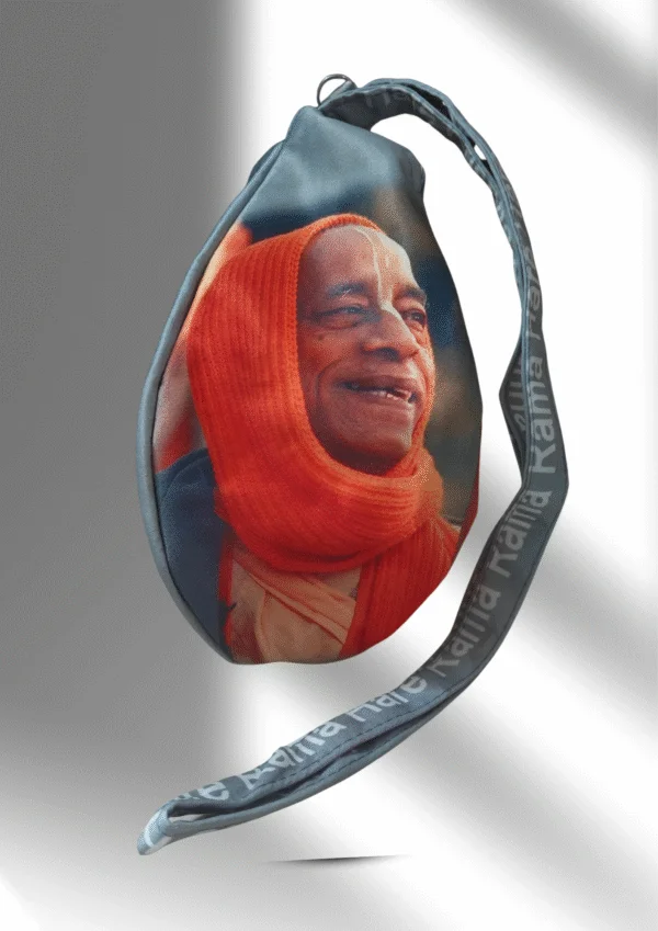 Srila Prabhupada grey japa bag