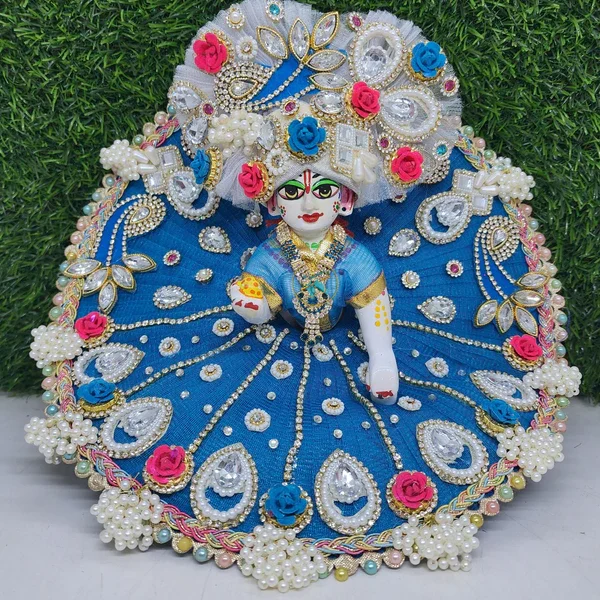 Beautiful morpankhi dress for laddu gopal ji