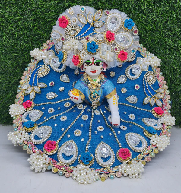 Beautiful morpankhi dress for laddu gopal ji