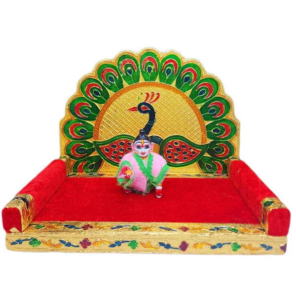wooden singhasan for laddu gopal ji