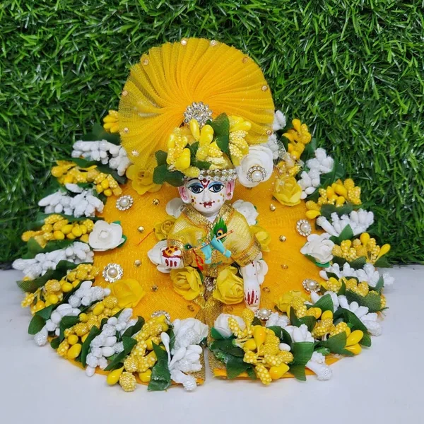 pollen dress with pagdi for laddu gopal ji