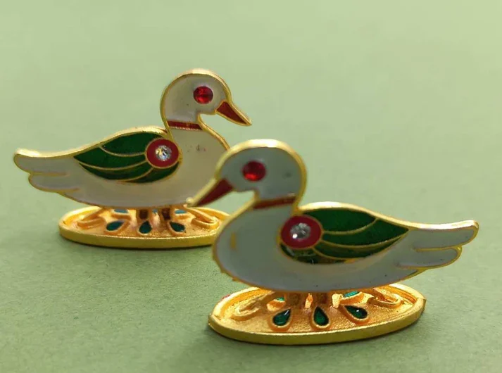 Duck Toy pair for temple decoration