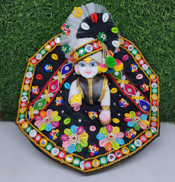 Special for navratri Black multi dress for laddu gopal ji