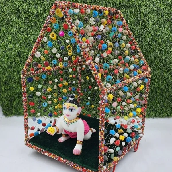 Multi Pearls Vishram Ghar for laddu gopal ji