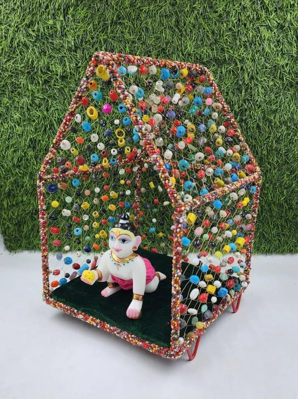 Multi Pearls Vishram Ghar for laddu gopal ji