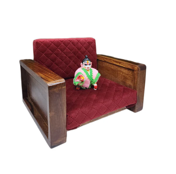premium singhasan for laddu gopal ji [sheesham wooden]