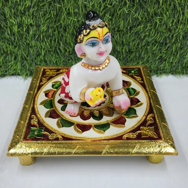 Chowki For laddu gopal ji without idol.