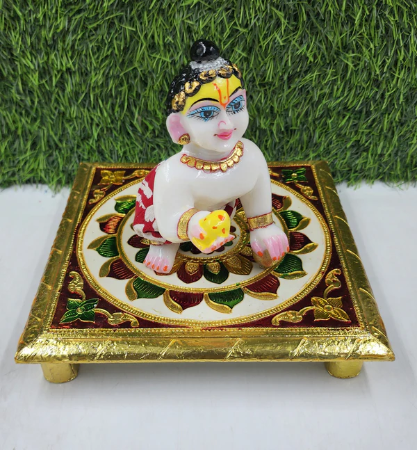Chowki For laddu gopal ji without idol.