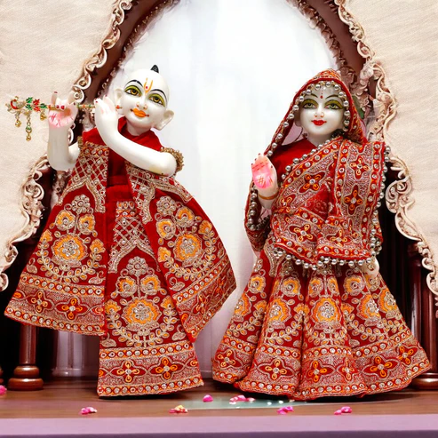 Radha Krishna Bride–Groom Elegance Dress SP-H18