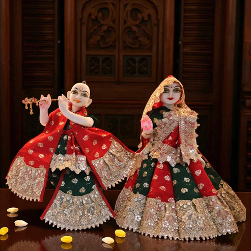 Premium Radha Krishna Dress Set – SP-G59